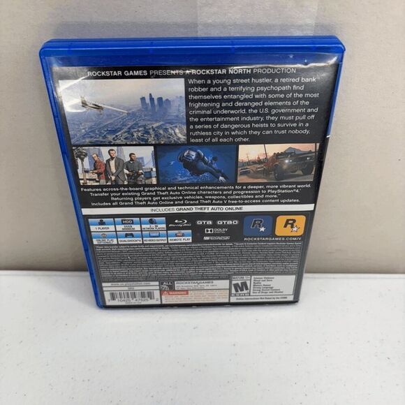 Grand Theft Auto V 5 (PlayStation 4 PS4) Complete - Picture 2 of 3